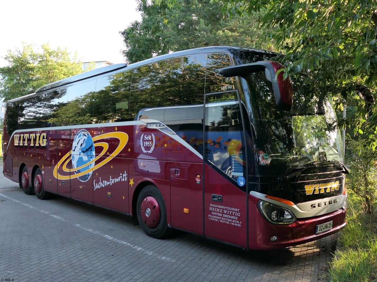 Setra 516 HD von Wittig aus Deutschland in Binz.