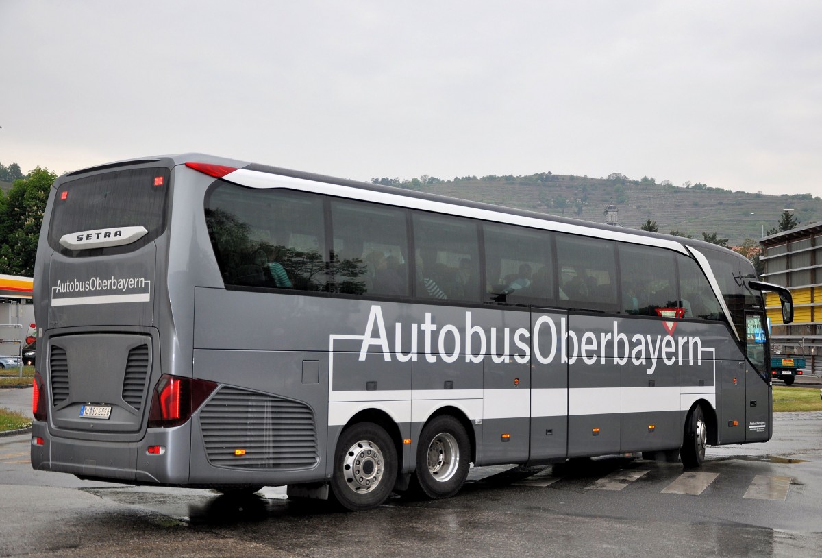 Setra 516 HDH von Autobus Oberbayern im Mai 2014 in Krems gesehen.