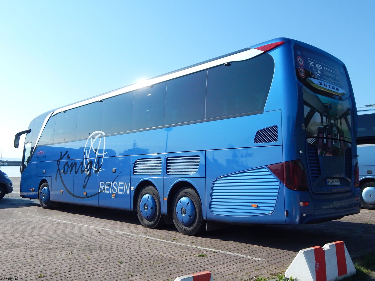 Setra 516 HDH von König's Reisen aus Deutschland im Stadthafen Sassnitz.