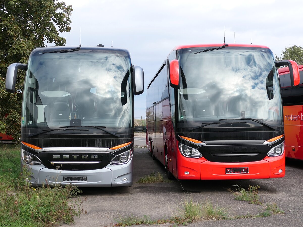 Setra 516 HDH von URB aus Deutschland in Ueckermünde.