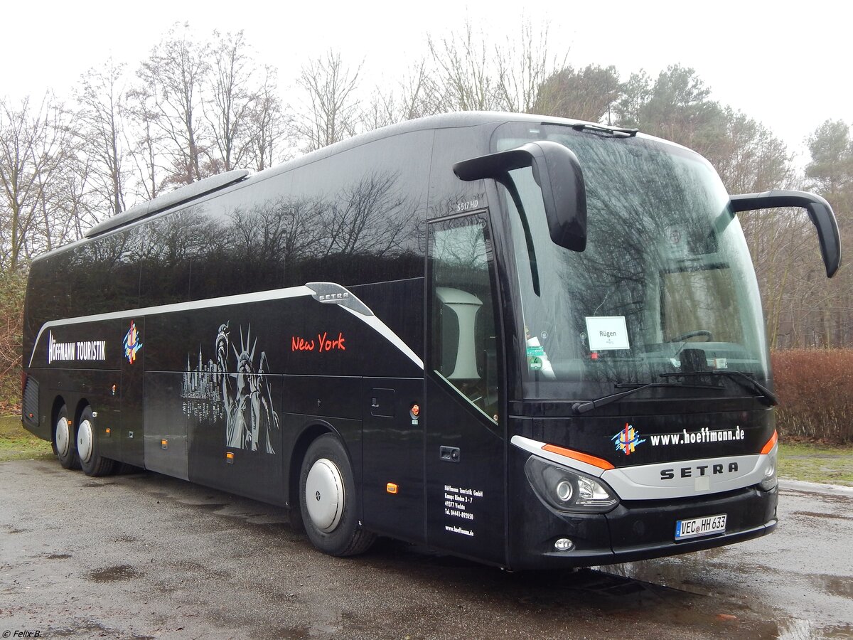 Setra 517 HD von Höffmann Touristik aus Deutschland in Binz. 