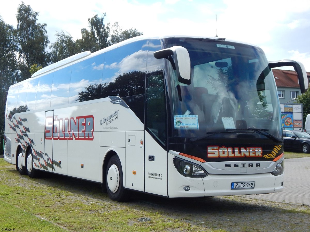 Setra 517 HD von Söllner aus Deutschland in Sassnitz.