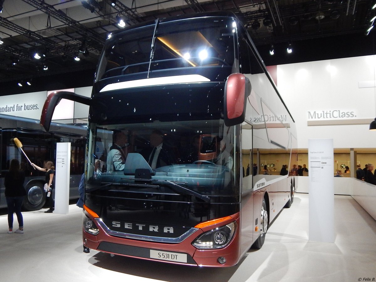 Setra 531 DT Vorführwagen in Hannover auf der IAA.