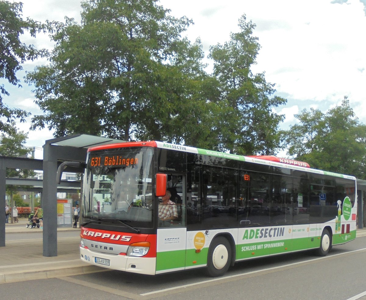 Setra S 415 LE Fa. Kappus-Leonberg auf der Linie Leonberg-Bblingen, in Bblingen ZOB