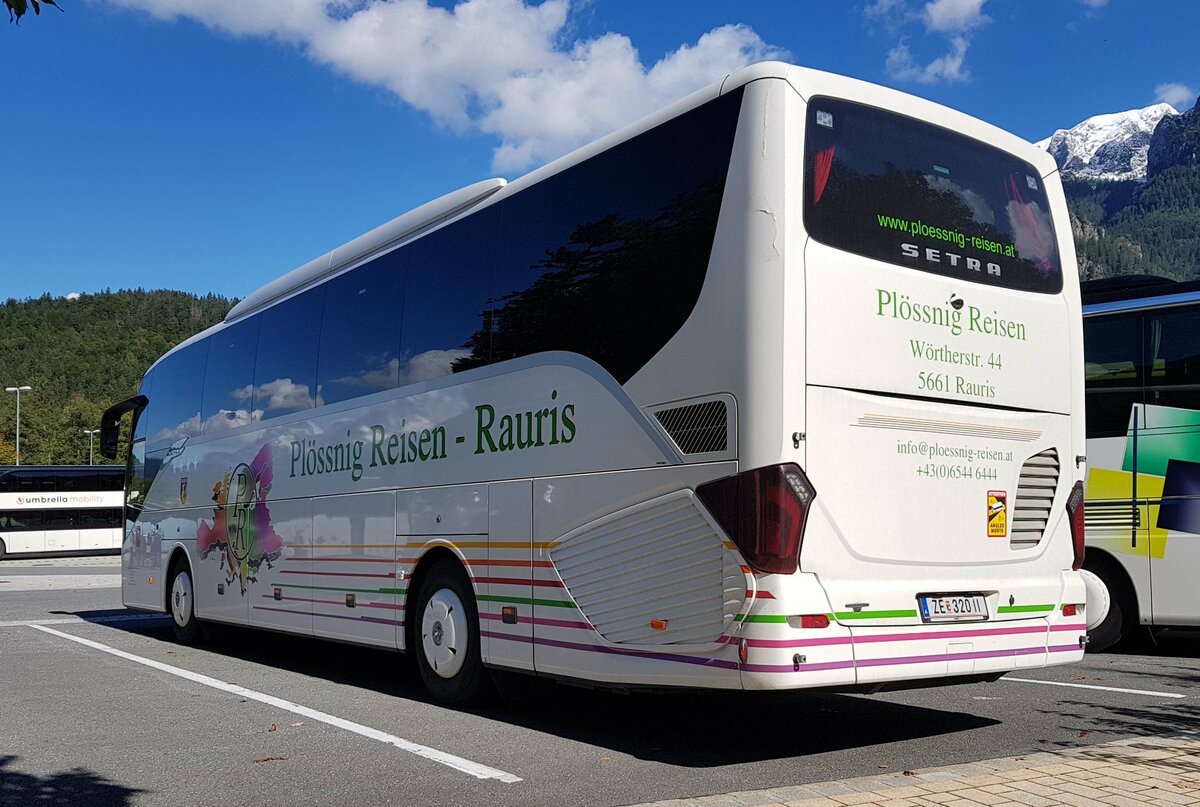 Setra S 515 HD von PLÖSSNIG-Reisen aus Rauris im Salzburger Land, 09-2022