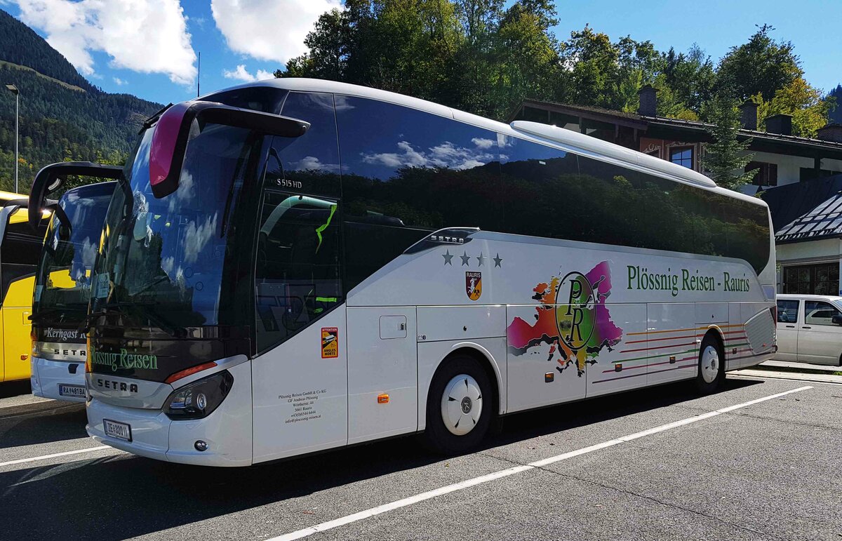 Setra S 515 HD von PLÖSSNIG-Reisen aus Rauris im Salzburger Land, 09-2022