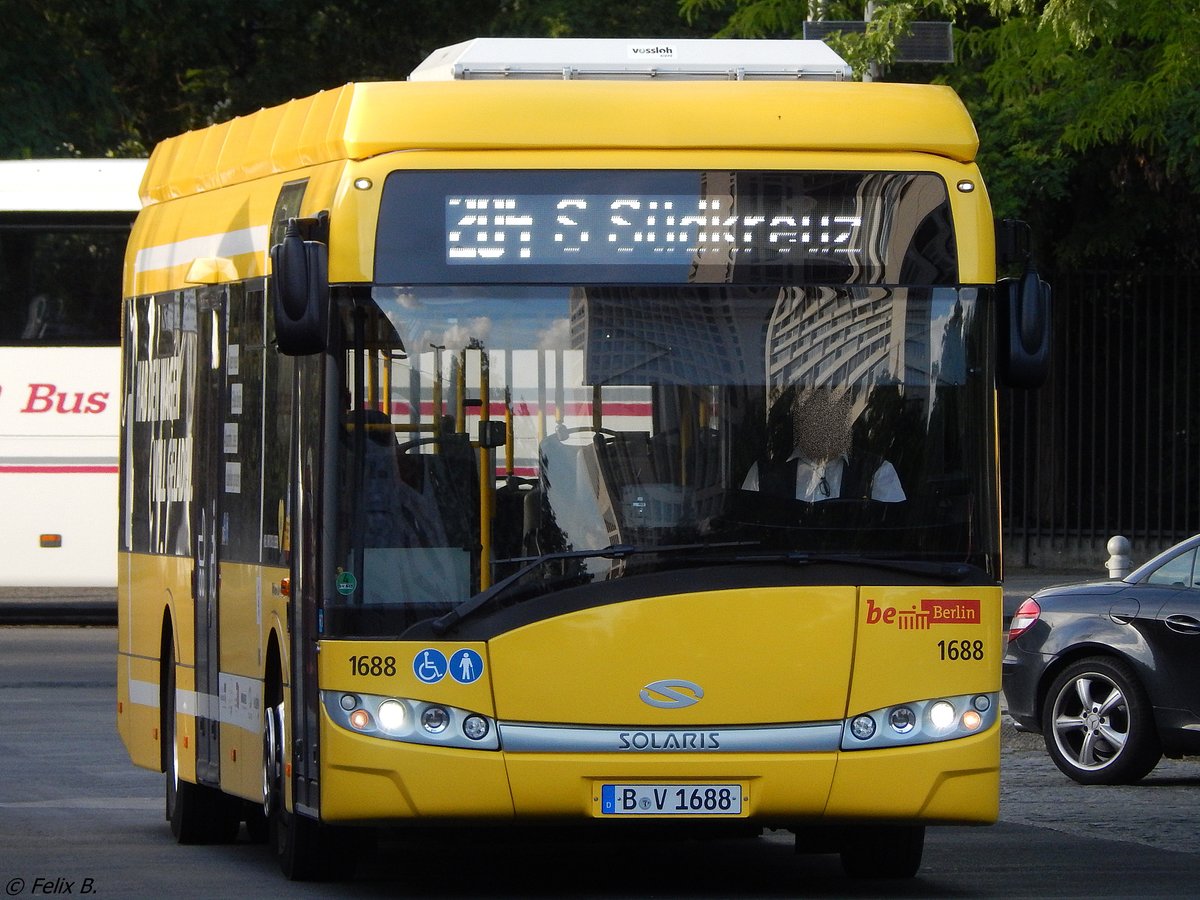 Solaris Urbino 12 electric der BVG in Berlin.