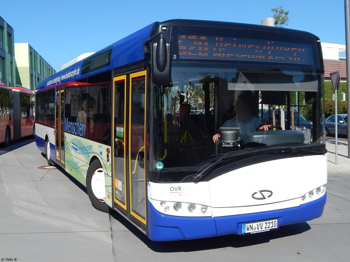 Solaris Urbino 12 von Omnibus-Verkehr Ruoff in Ditzingen.