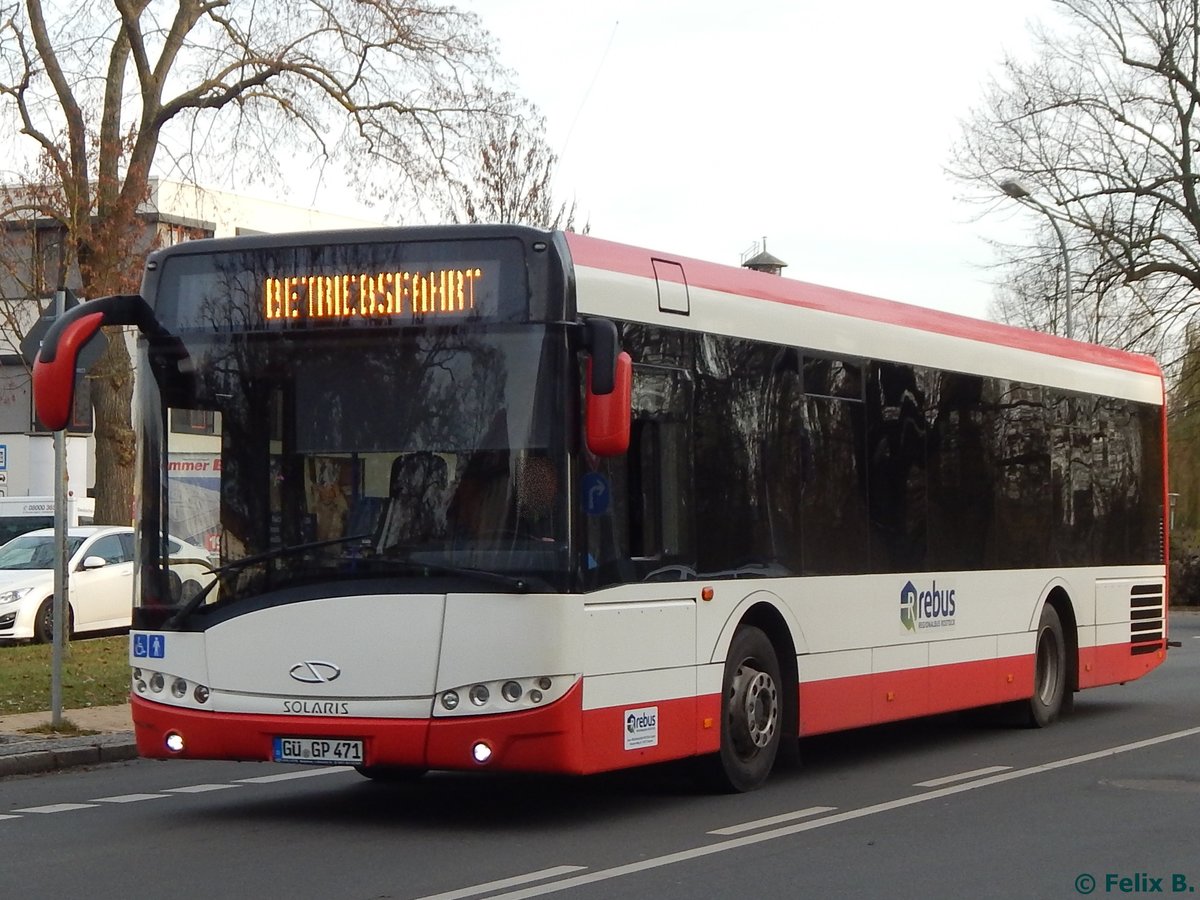 Solaris Urbino 12 von Regionalbus Rostock in Güstrow.