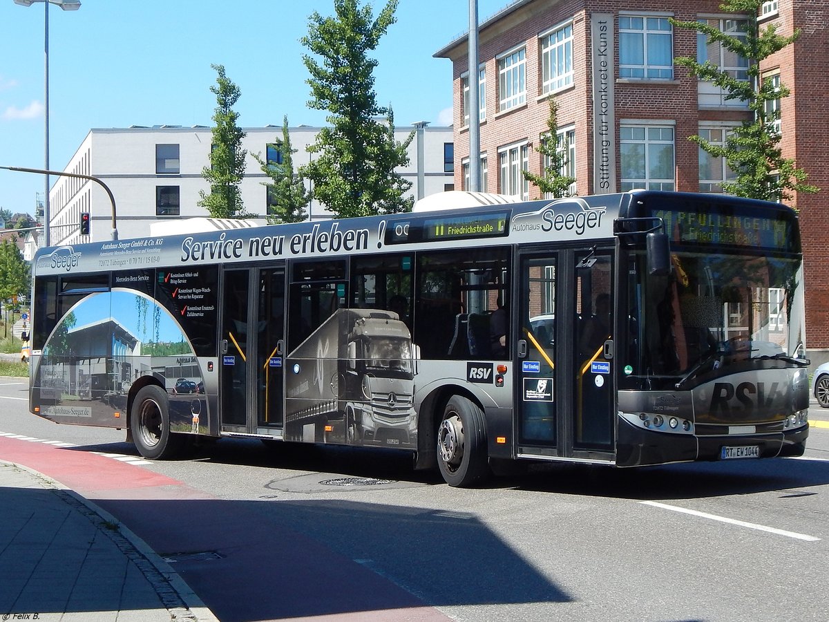 Solaris Urbino 12 der Reutlinger Stadtverkehrsgesellschaft in Reutlingen.