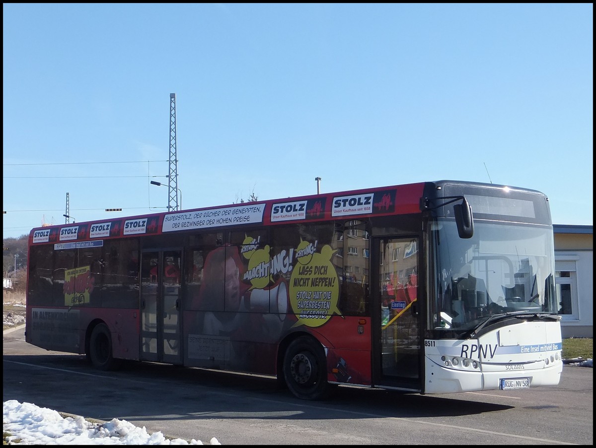 Solaris Urbino 12 der RPNV in Sassnitz.