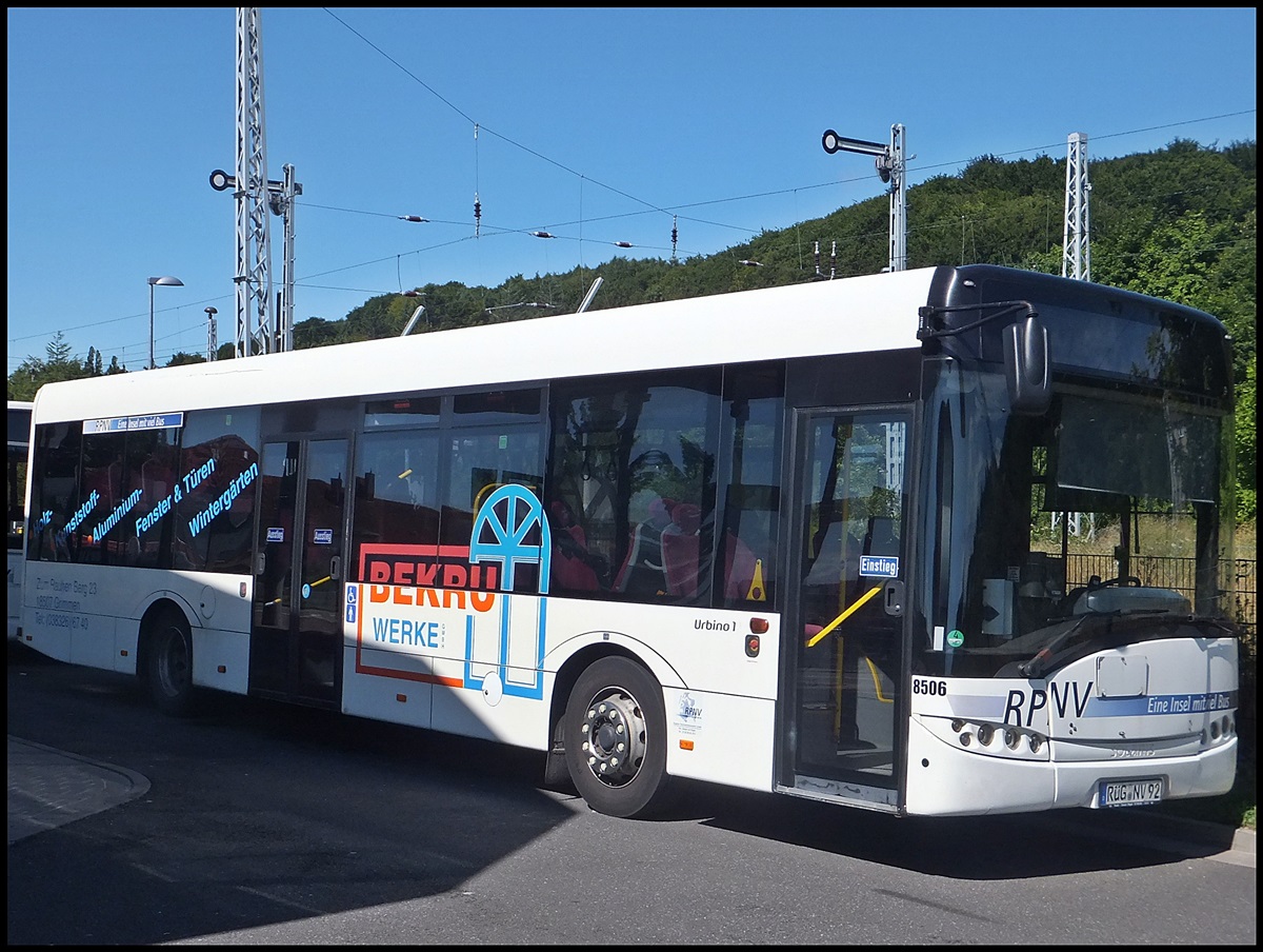 Solaris Urbino 12 der RPNV in Sassnitz.