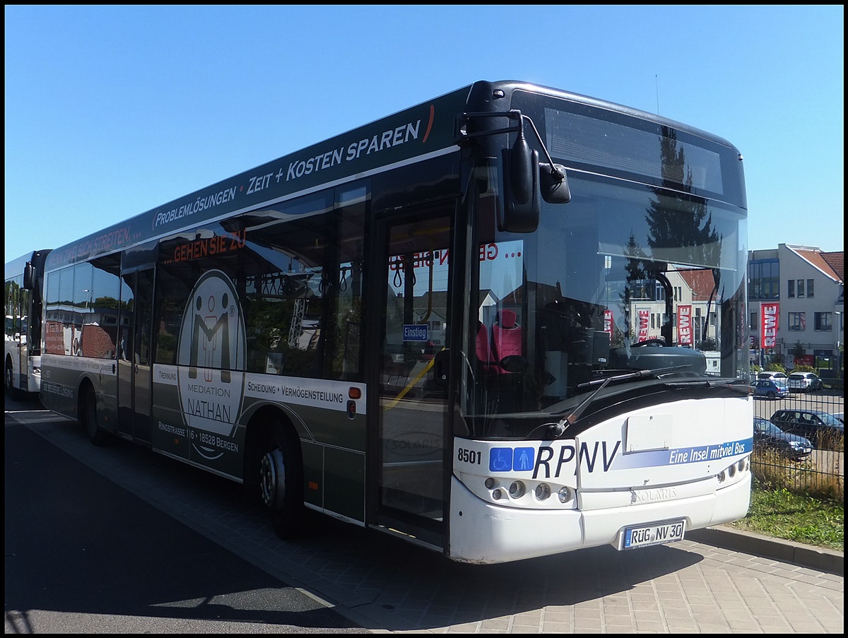 Solaris Urbino 12 der RPNV in Sassnitz.