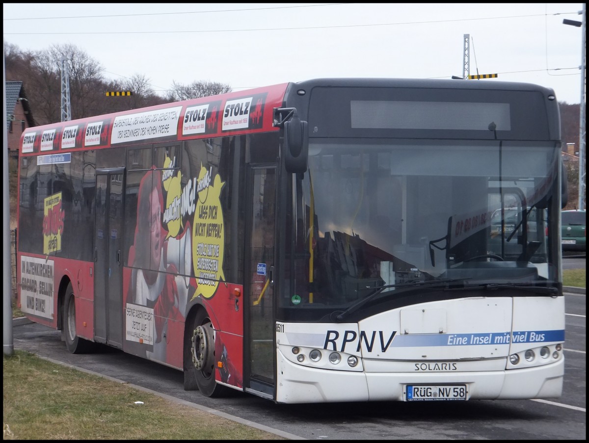 Solaris Urbino 12 der RPNV in Sassnitz.