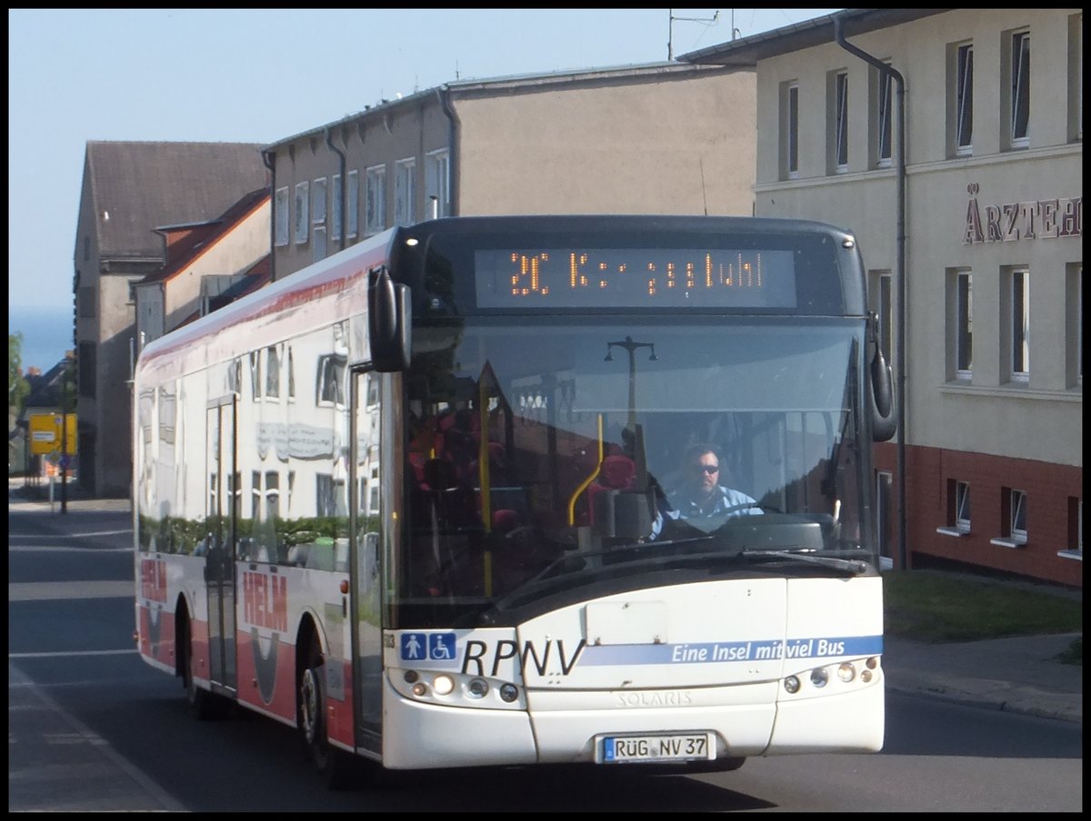 Solaris Urbino 12 der RPNV in Sassnitz.