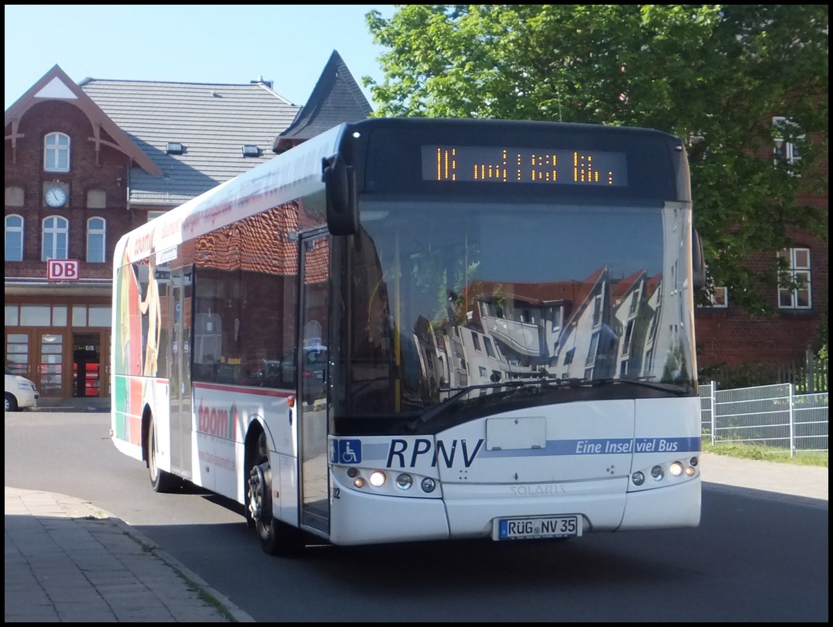 Solaris Urbino 12 der RPNV in Sassnitz.