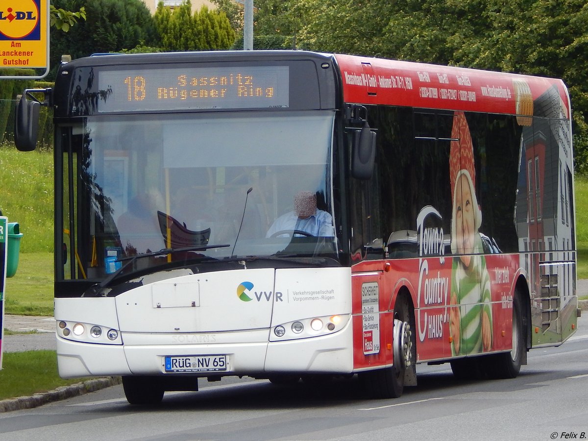 Solaris Urbino 12 der VVR in Sassnitz.