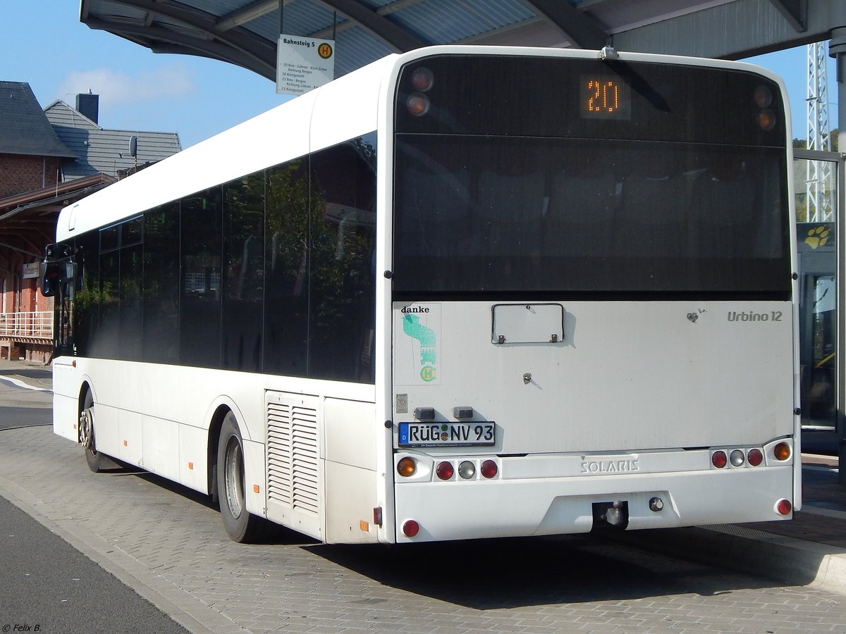 Solaris Urbino 12 der VVR in Sassnitz.