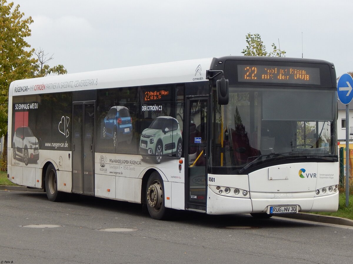 Solaris Urbino 12 der VVR in Sassnitz.