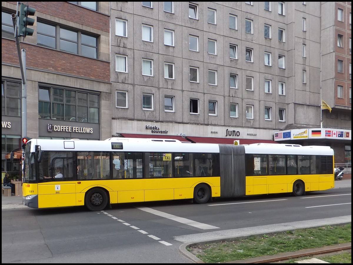 Solaris Urbino 18 der BVG in Berlin.