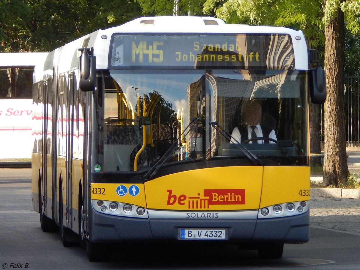 Solaris Urbino 18 der BVG in Berlin.