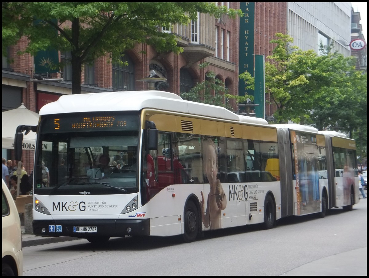 Van Hool AGG 300 der Hamburger Hochbahn AG in Hamburg.