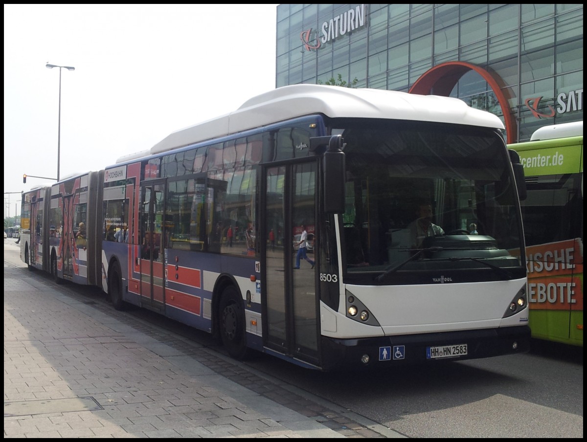 Van Hool AGG 300 der Hamburger Hochbahn AG in Hamburg.