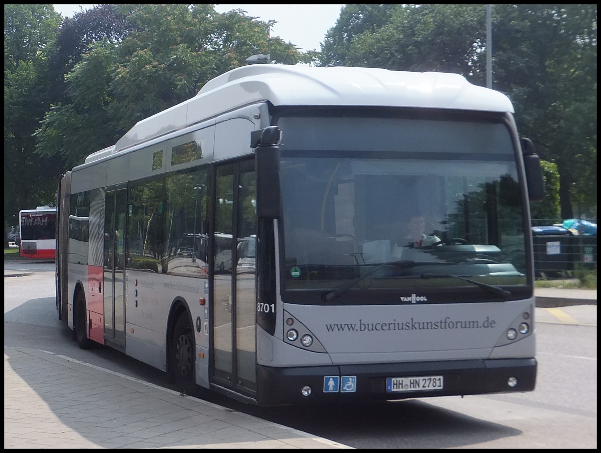 Van Hool AGG 300 der Hamburger Hochbahn AG in Hamburg.