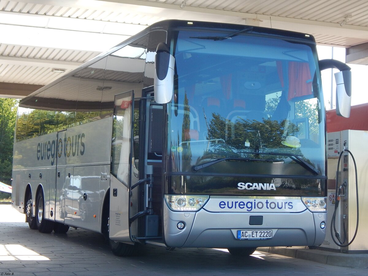 Van Hool TX16 von Euregio Tours aus Deutschland in Sassnitz. 