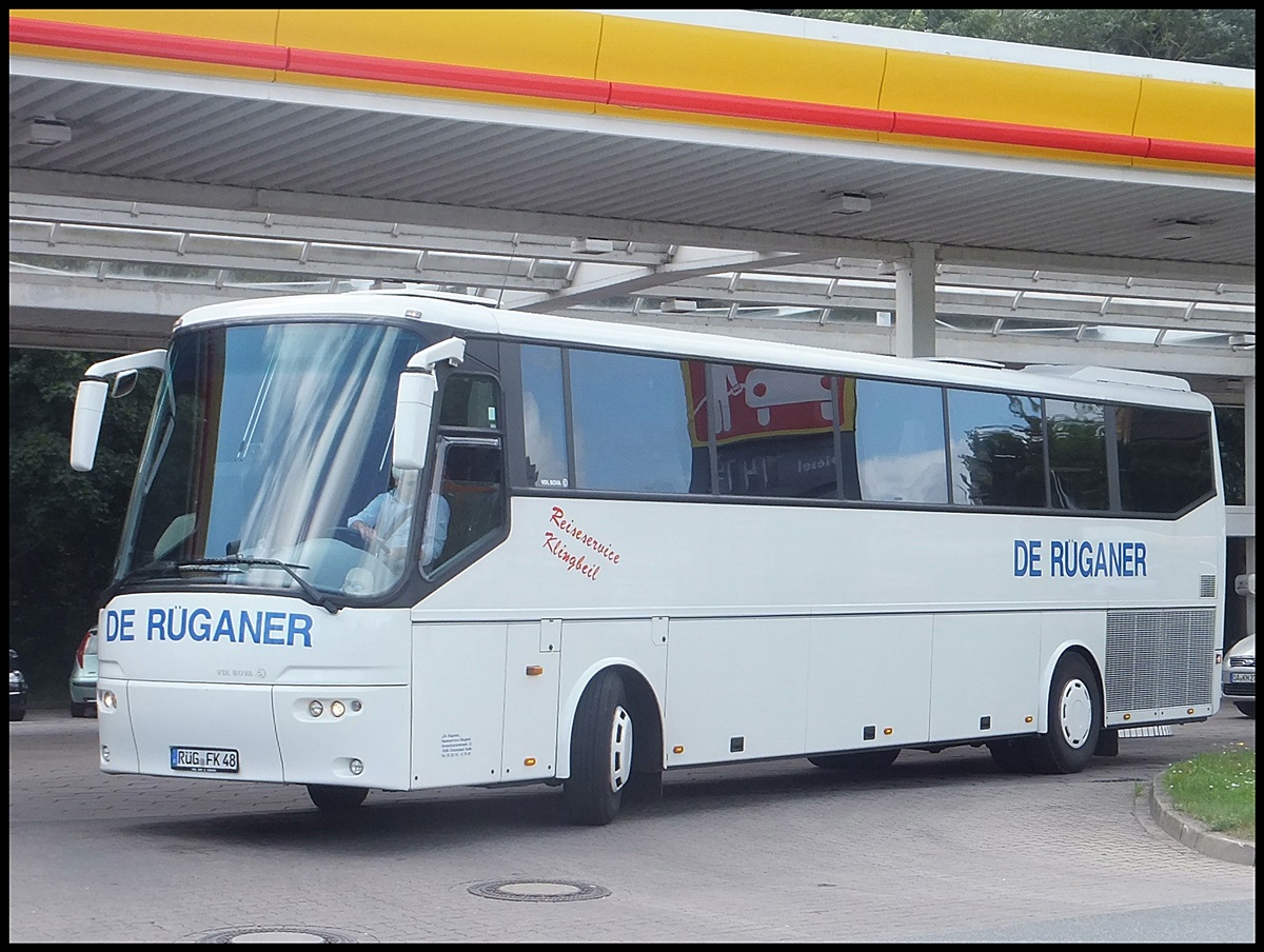 VDL Bova Futura von De Rganer aus Deutschland in Sassnitz.