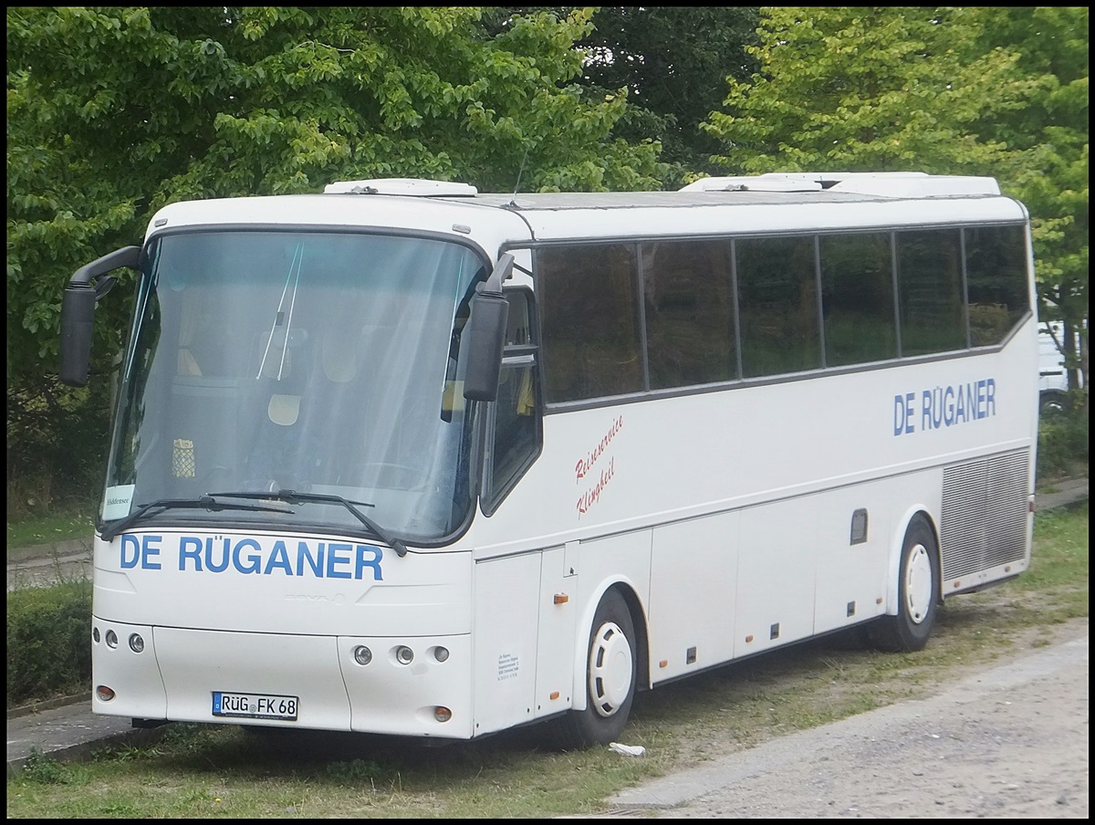 VDL Bova Futura von De Rganer aus Deutschland in Sassnitz.