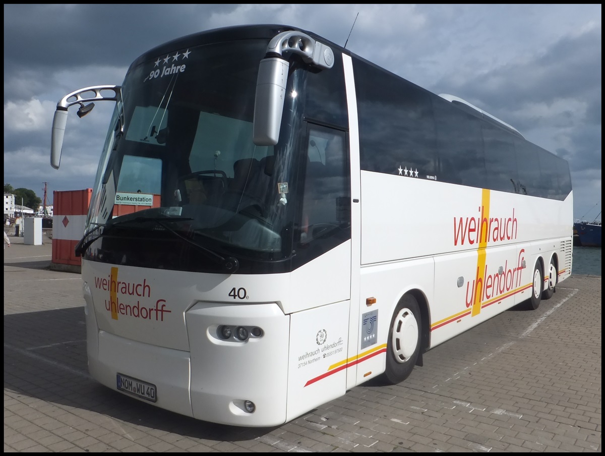 VDL Bova Magiq von Weihrauch-Uhlendorff aus Deutschland im Stadthafen Sassnitz.