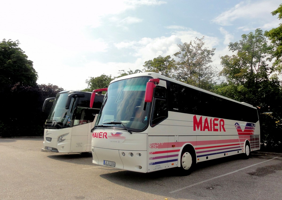 VDL BOVA von MAIER aus Deutschland am 6.7.2013 in Krems an der Donau.