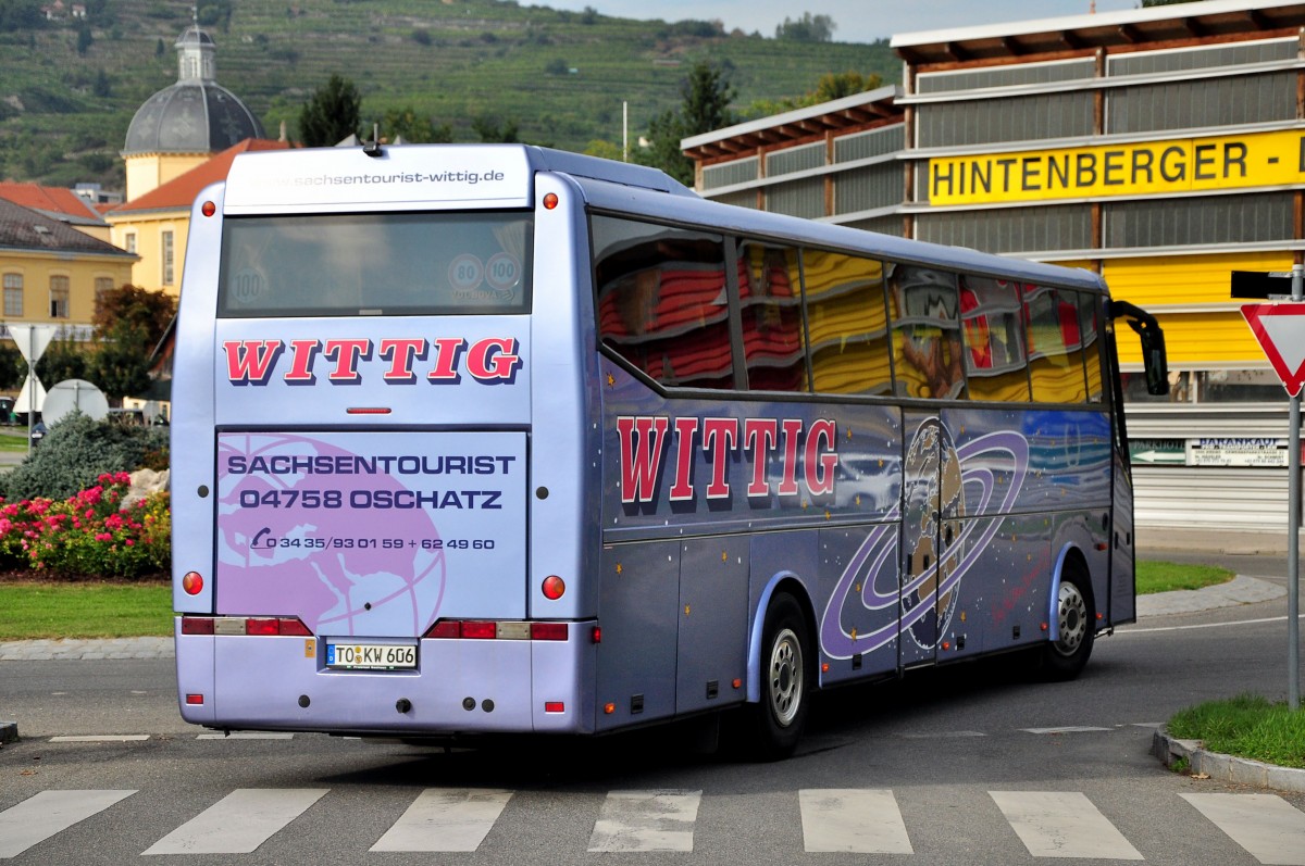 VDL BOVA von Wittig Reisen aus der BRD am 30.9.2014 in Krems.