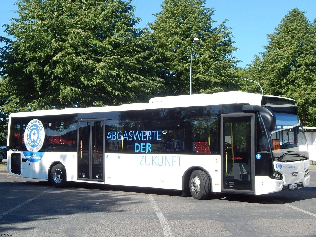 VDL Citea Vorführwagen im Auftrag der VVR in Stralsund im Juni 2016