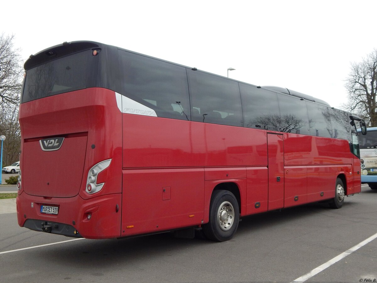 VDL Futura von Erichson Touristik aus Deutschland in Neubrandenburg.