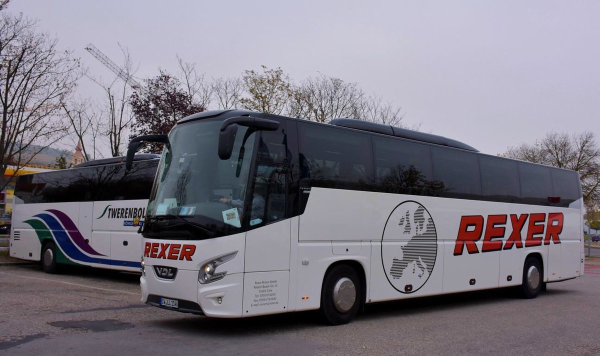 VDL Futura von REXER Reisen aus der BRD im Okt. 2017 in Krems gesehen.