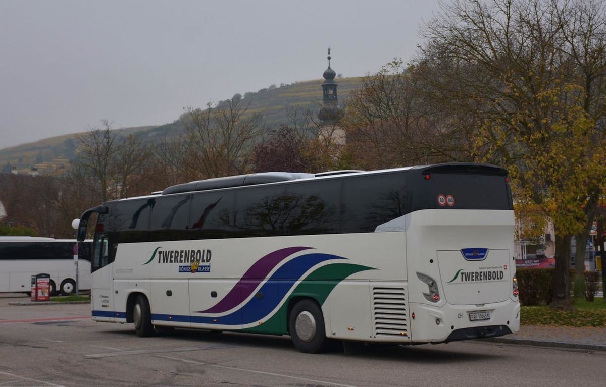 VDL Futura von Twerenbold aus der CH am 20.10.2017 in Krems gesehen.