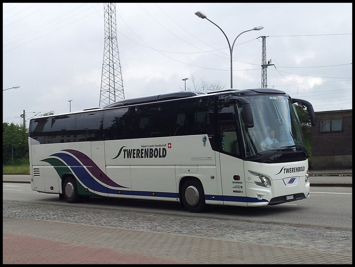 VDL Futura von Twerenbold aus der Schweiz in Stralsund.