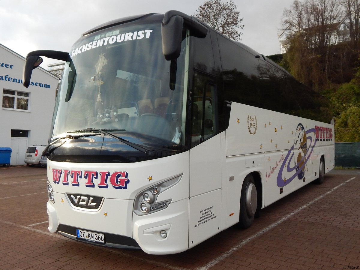 VDL Futura von Wittig aus Deutschland im Stadthafen Sassnitz.