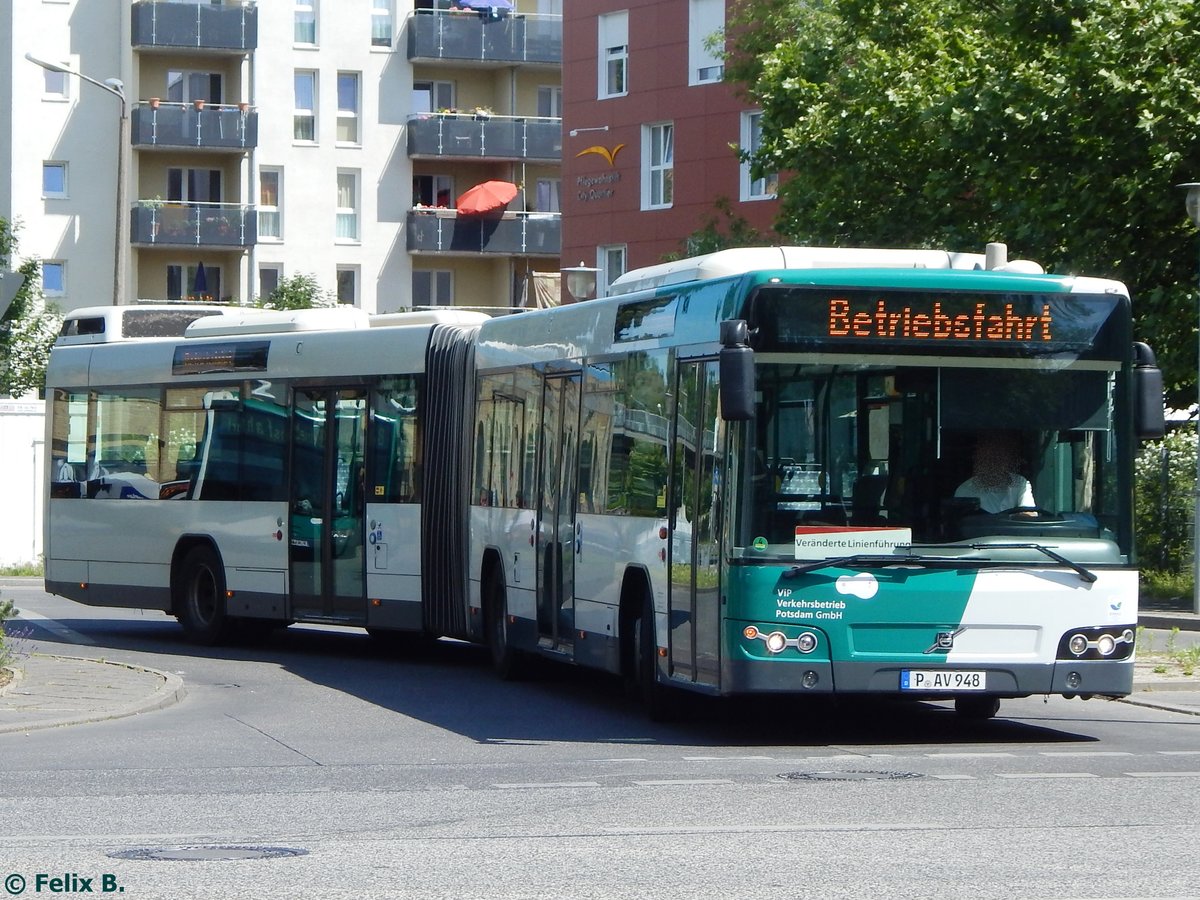 Volvo 7700 vom Verkehrsbetrieb Potsdam in Potsdam.