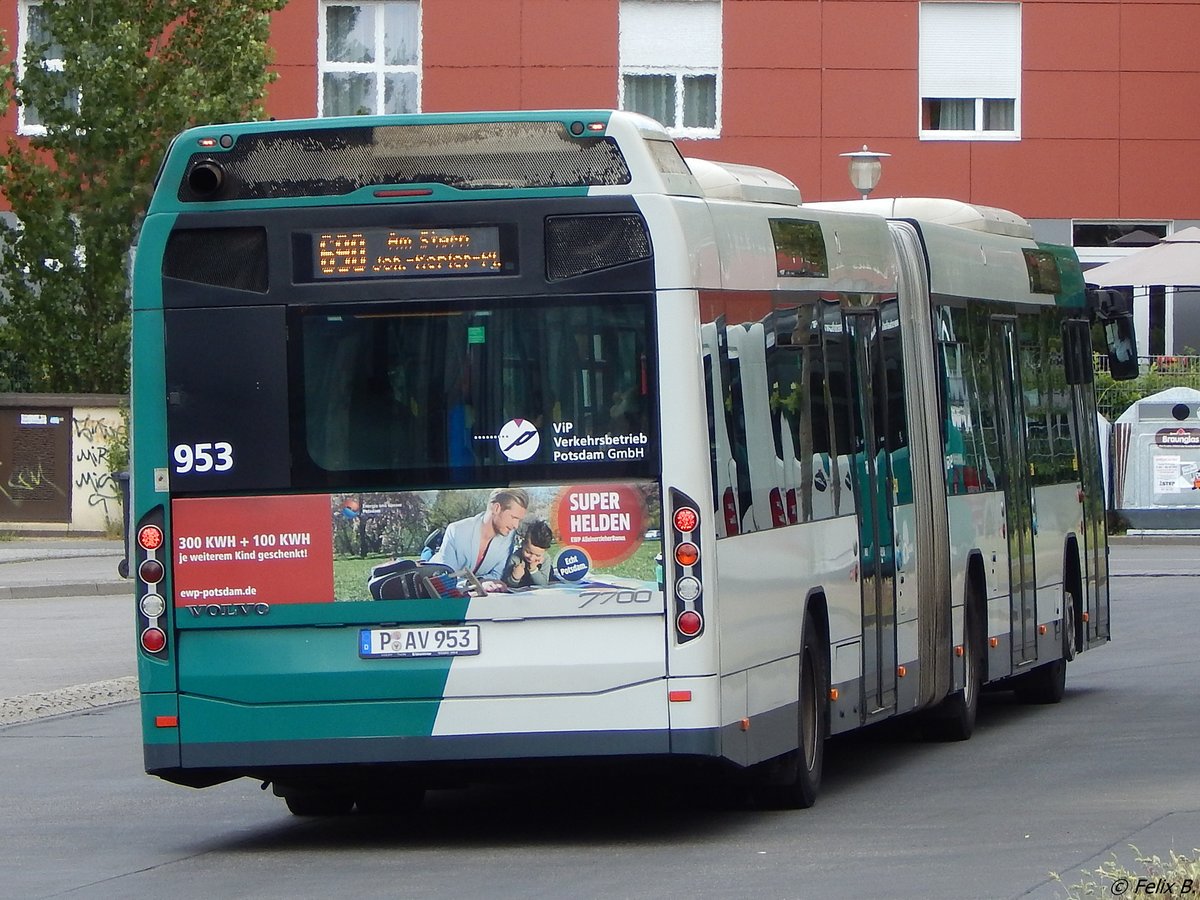 Volvo 7700 vom Verkehrsbetrieb Potsdam in Potsdam.