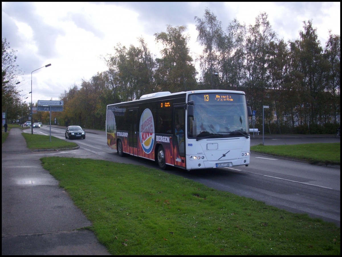 Volvo 8700 der Oppermann Transporte in Sassnitz.