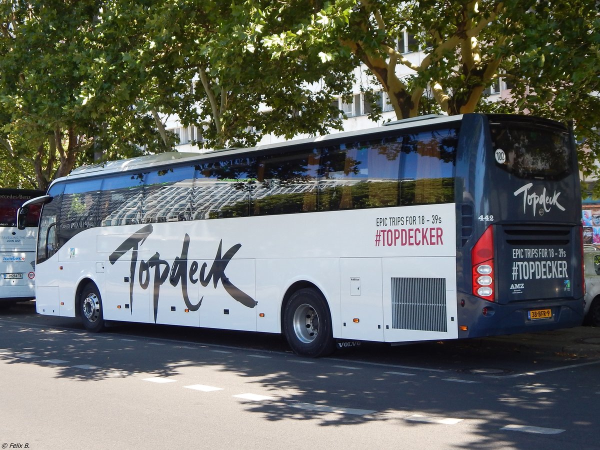 Volvo 9700 von AMZ Borssele Touringcarbedrijf aus den Niederlanden in Berlin.