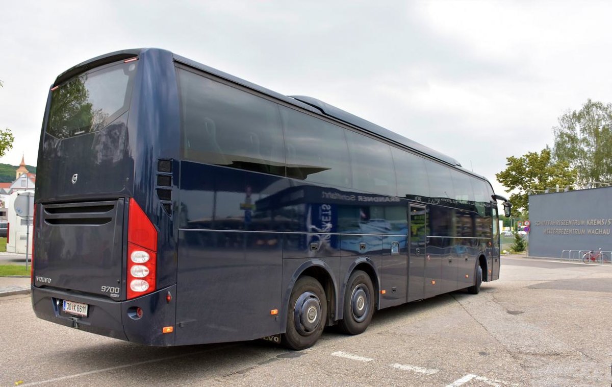 Volvo 9700 aus sterreich 2018 in Krems gesehen.