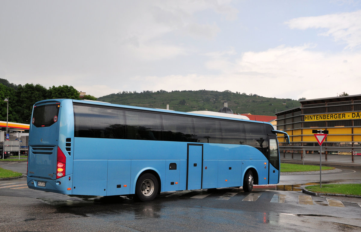 Volvo 9700 aus PL in Krems gesehen.