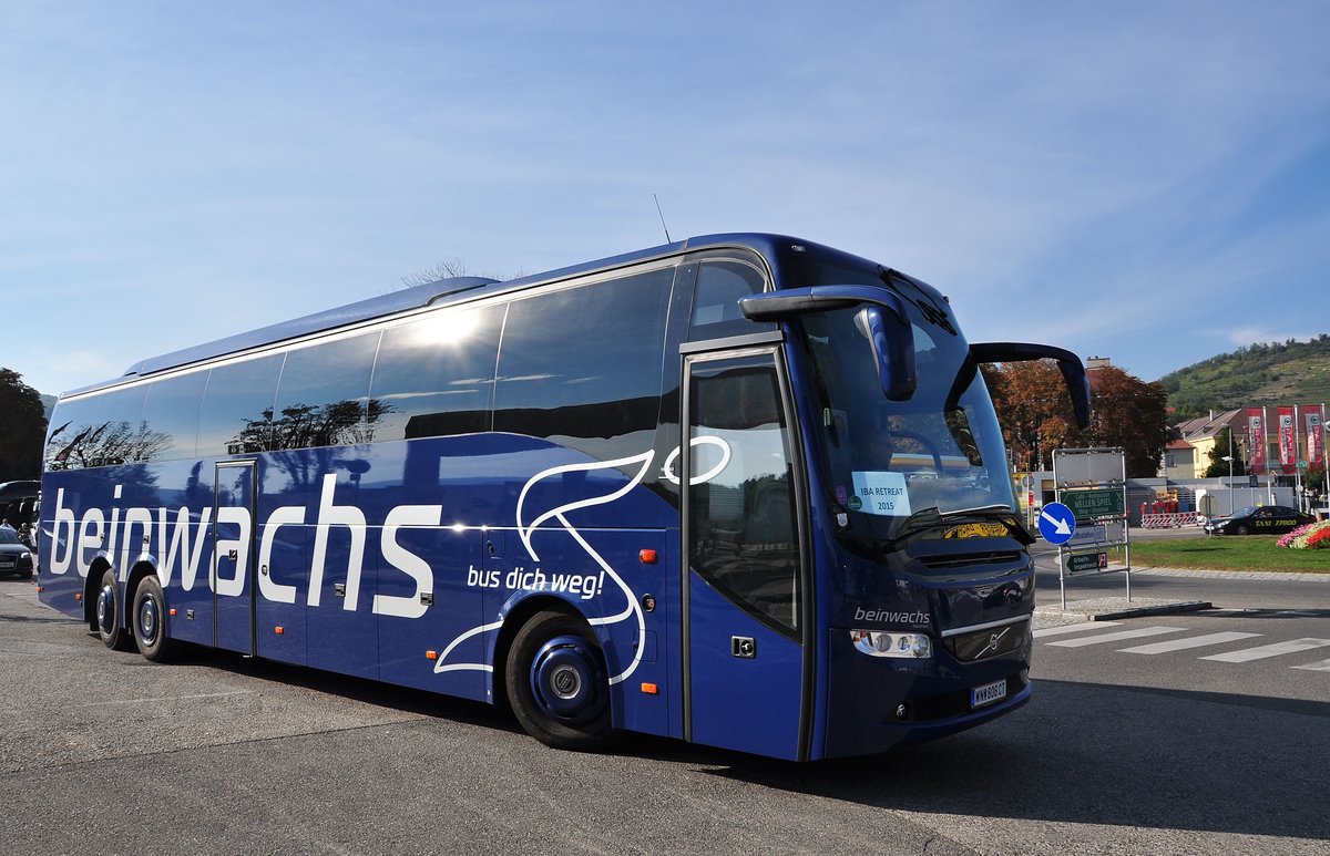 VOLVO 9700 von Beinwachs Reisen aus Niedersterreich in Krems gesehen.