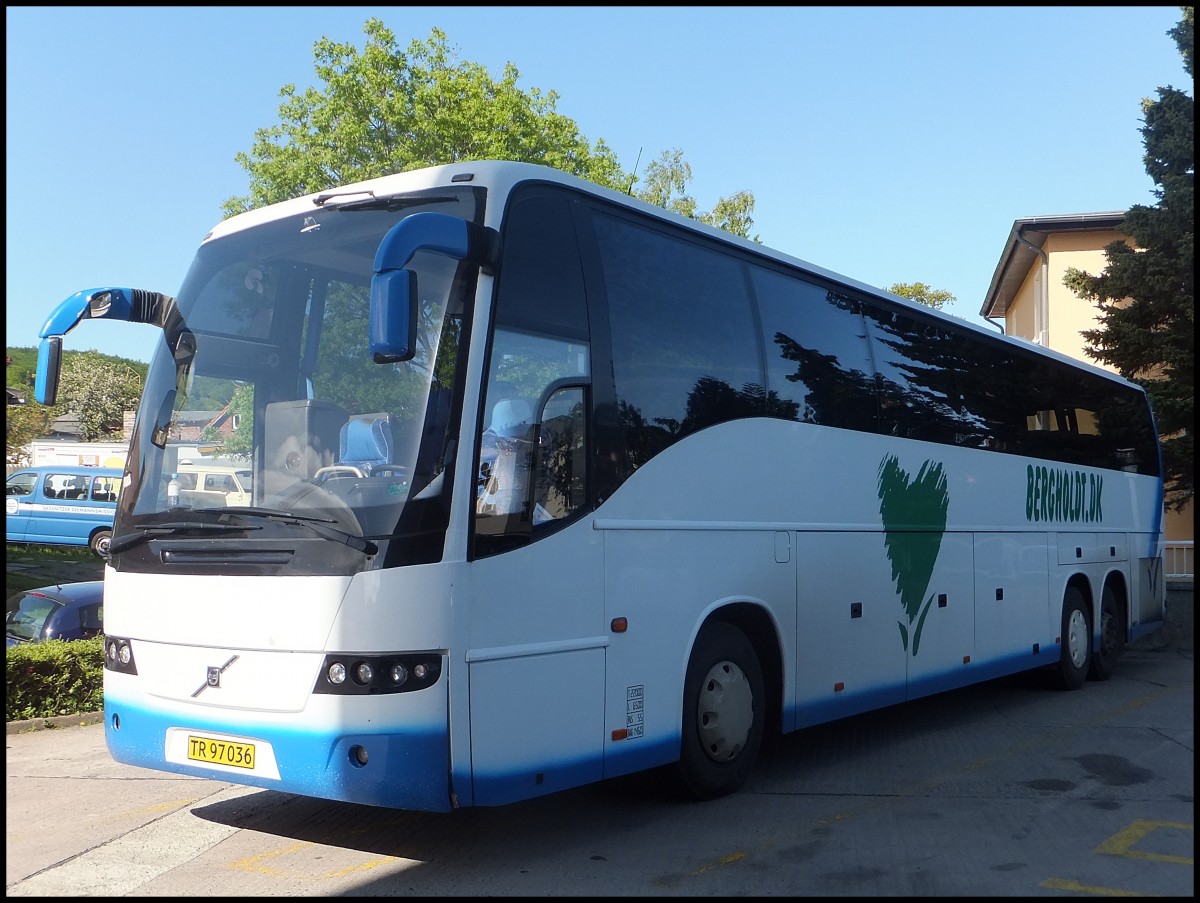 Volvo 9700 von Bergholdt aus Dnemark in Sassnitz.