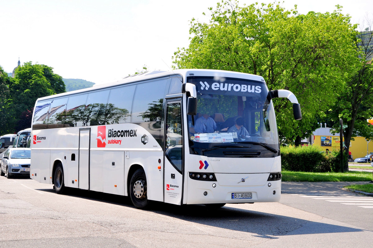 Volvo 9700 von Biacomex Autokary aus PL in Krems.