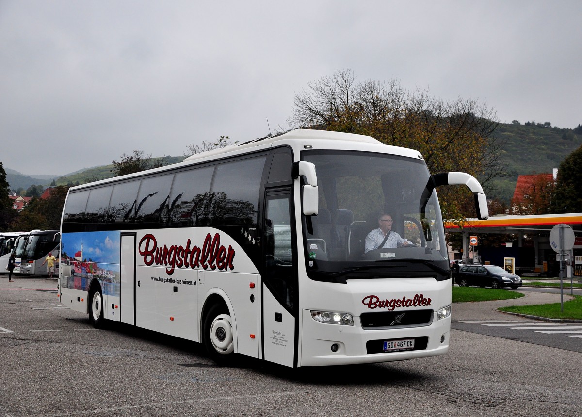 VOLVO 9700 von Burgstaller Reisen aus sterreich am 11.10.2014 in Krems.